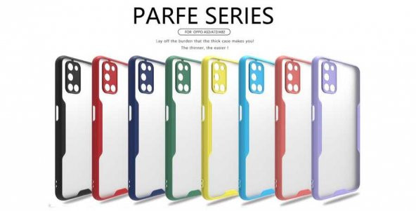 Oppo A92 Kılıf Zore Parfe Kapak - 10