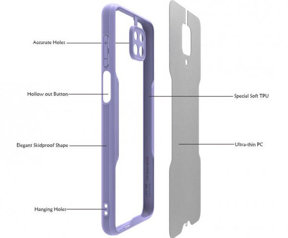 Xiaomi Redmi Note 9 Pro Kılıf Zore Parfe Kapak - 11