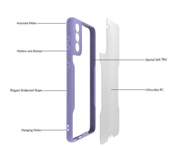 Galaxy S21 Plus Kılıf Zore Parfe Kapak - 11