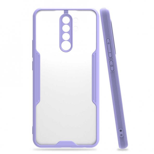 Xiaomi Redmi Note 8 Pro Kılıf Lens Korumalı Hibrit İnce Silikon Kapak - 5
