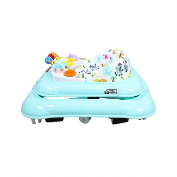 UniCare Max Bebek Yürüteci Müzikli Stoplu Bebek Mavisi - 5