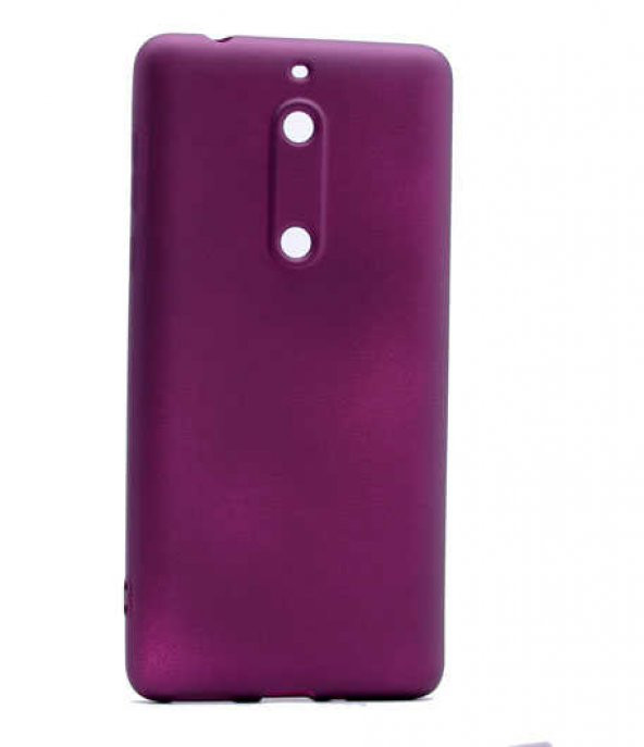 Nokia 5 Kılıf Premier Mat Esnek Silikon Kapak + Temperli Cam - 6