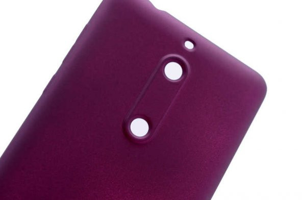Nokia 5 Kılıf Premier Mat Esnek Silikon Kapak + Temperli Cam - 8