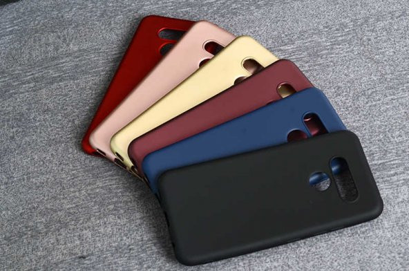 LG Q60 Kılıf Premier Mat Esnek Silikon Kapak - 10