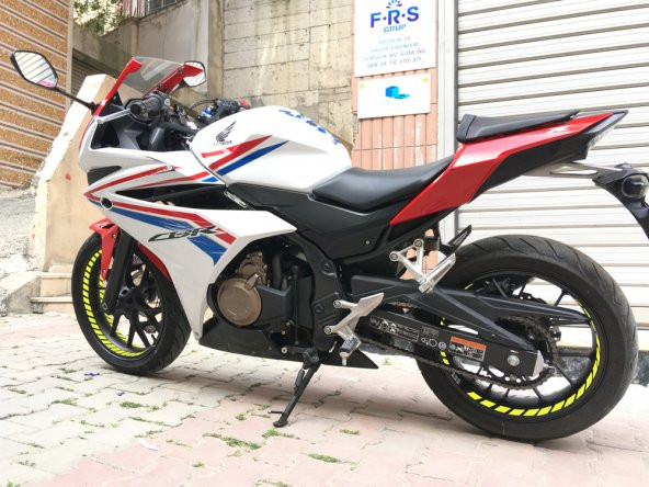 Tam Tur Floresan Sarı Supersport İç Jant Şeridi Sticker Çınar Extreme - 2