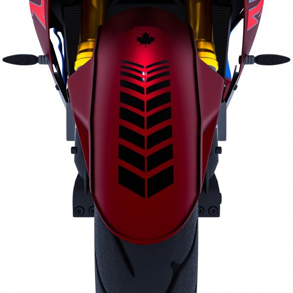 2 Adet Sport Motosiklet Çamurluk Jet Siyah Kask Sticker Çınar Extreme
