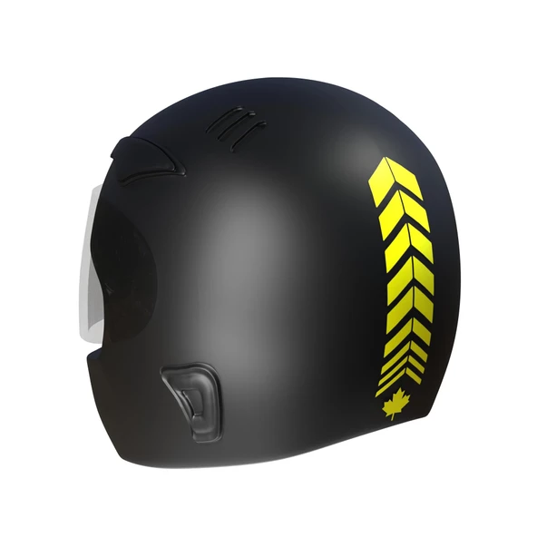 2 Adet Sport Tasarımlı Kask, Araba Ayna Sticker Reflektif, Floresan, Parlak Düz, Özel Renkler Çınar Extreme - 12