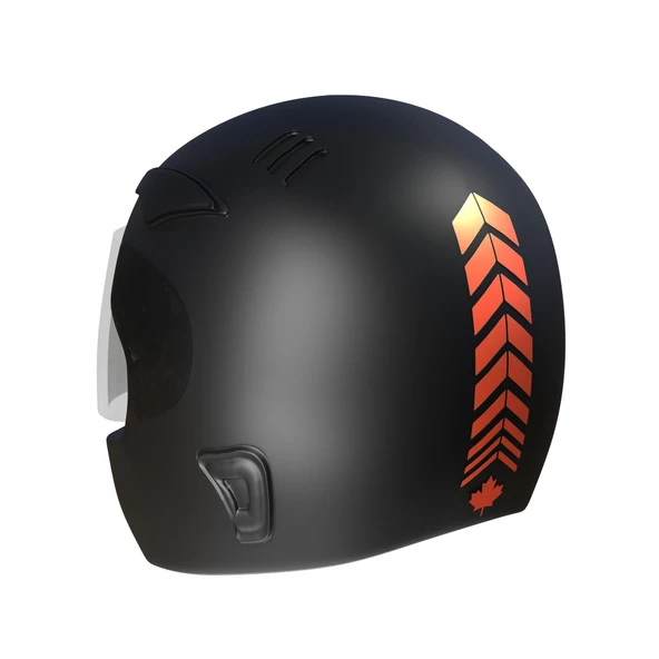 2 Adet Sport Tasarımlı Kask, Araba Ayna Sticker Reflektif, Floresan, Parlak Düz, Özel Renkler Çınar Extreme - 10
