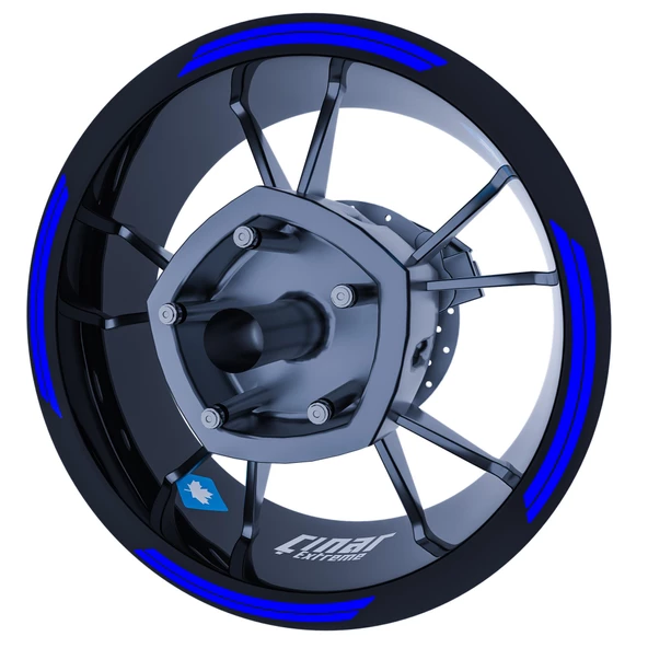 Double Stripe Jant Şeridi Sticker Reflektif, Floresan, Özel Renkler Çınar Extreme - 6