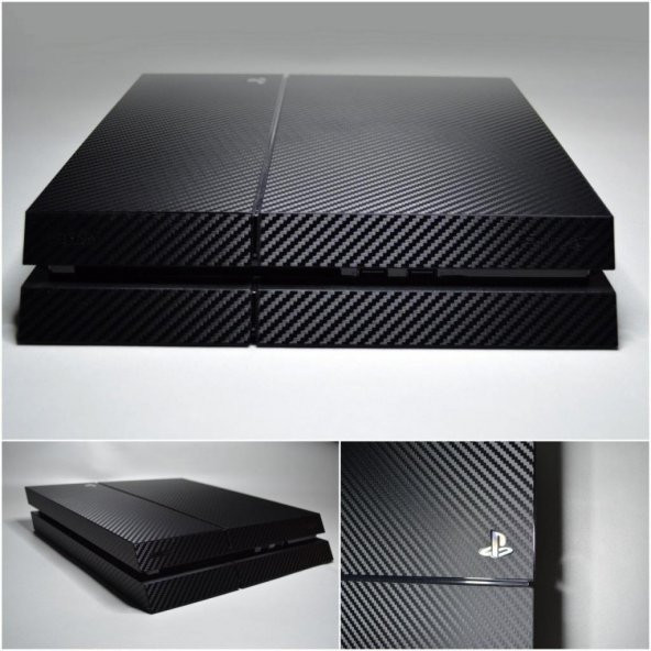 PlayStation 4 Siyah Carbon Fiber Kaplama Çınar Extreme