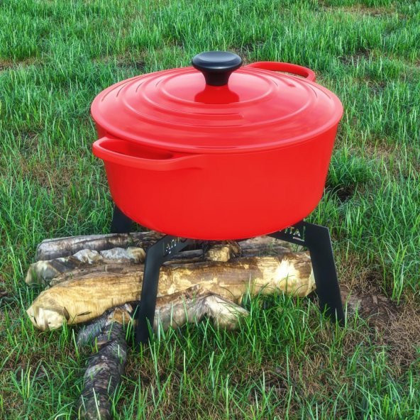 23 Cm Latnox OX+ Kamp Ocağı Pratik Metal Ateş Üstü Kamp Izgarası - 2