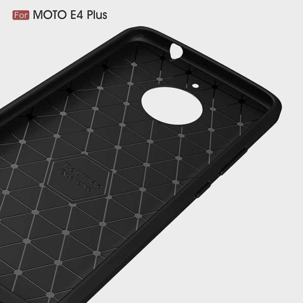 Lenovo Moto E4 Plus Kılıf Antişok Korumalı Moor Silikon Kapak - 3