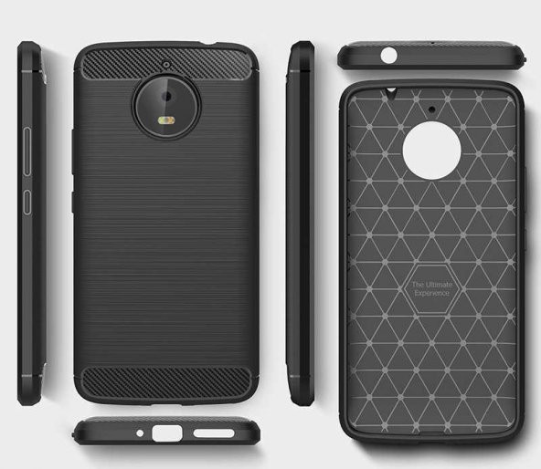 Lenovo Moto E4 Plus Kılıf Antişok Korumalı Moor Silikon Kapak - 5