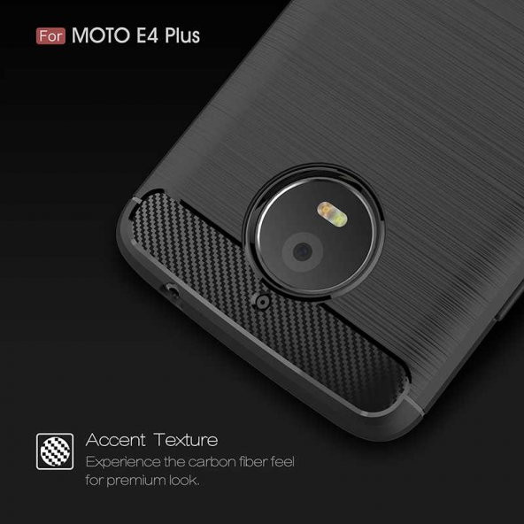 Lenovo Moto E4 Plus Kılıf Antişok Korumalı Moor Silikon Kapak - 8