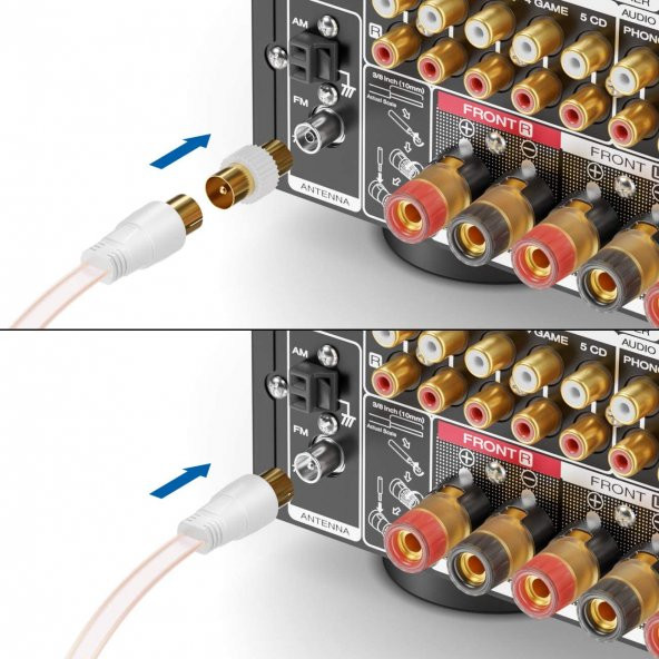 IRENIS FM Radyo Anteni erkek/dişi (Tuner, Müzik Sistemi İçin) - 2