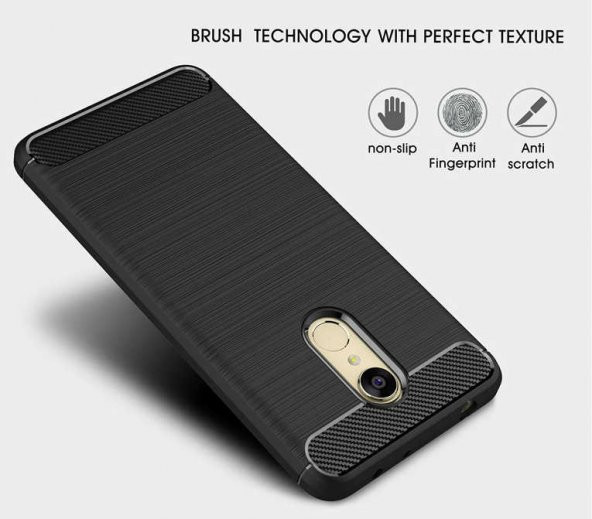 Xiaomi Redmi 5 Plus Kılıf Antişok Korumalı Moor Silikon Kapak - 5
