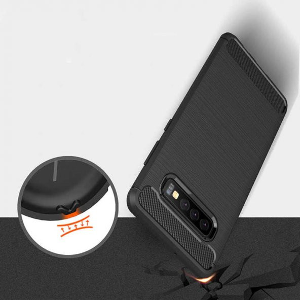 Samsung Galaxy S10 Kılıf Antişok Korumalı Moor Silikon Kapak - 10