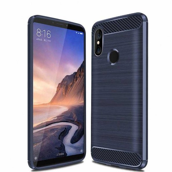 Xiaomi Mi Max 3 Kılıf Antişok Korumalı Moor Silikon Kapak - 4