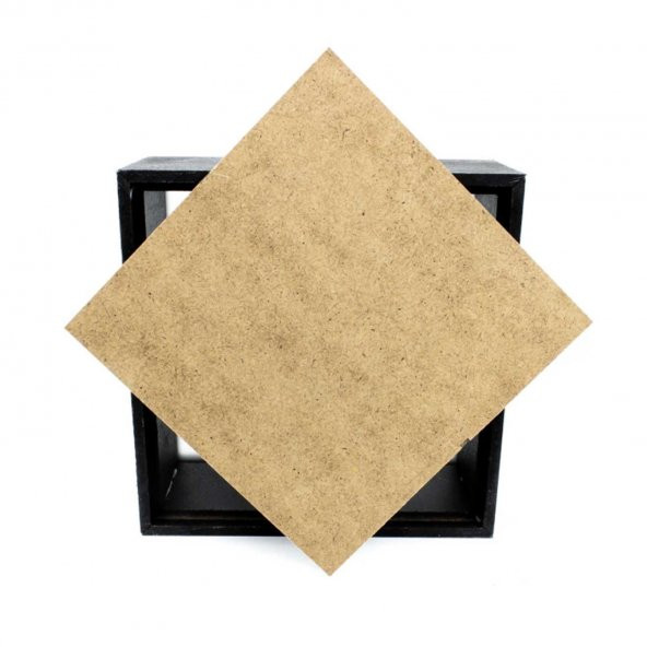 SİYAH HOME TASARIM AHŞAP KUMBARA - 4