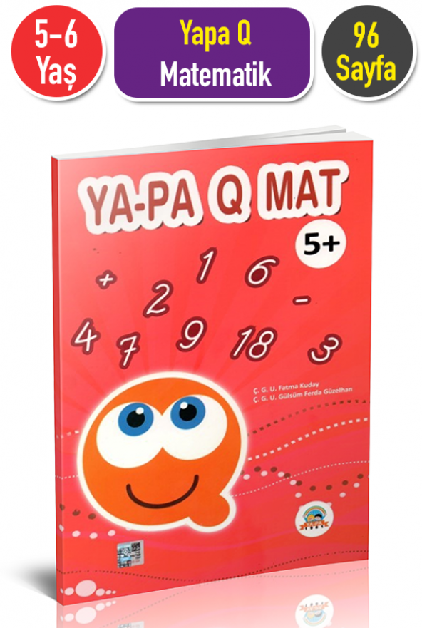 5 Yaş Çocuklar İçin  Q Mat Matematik Kitabı Ya-Pa Yayıncılık