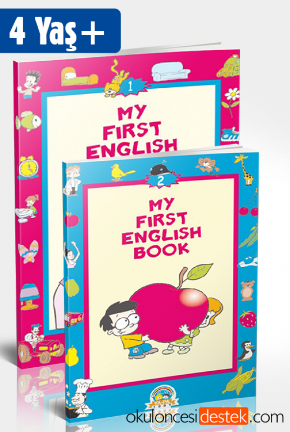 4 Yaş Çocuklar İçin  My First English Book 2 Kitap İngilizce