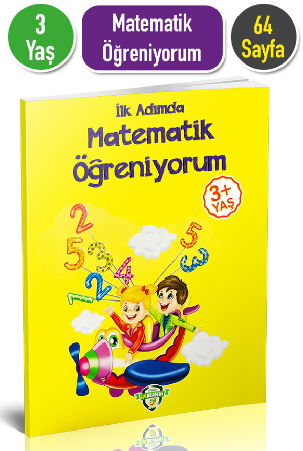 3 Yaş Matematik Öğreniyorum Matematik Etkinlik Kitabı