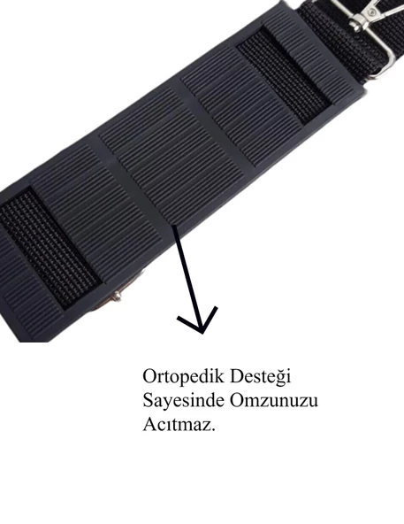 Çanta Omuz Askısı Dayanıklı Ortopedik Destekli 8683255010837 - 3
