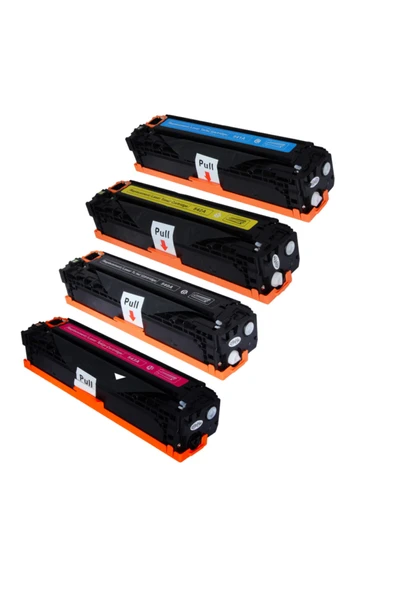 Hp Cb540a 541a 542a 543a Takım Yüksek Kapasite Muadil 4 Renk Toner ürün görseli