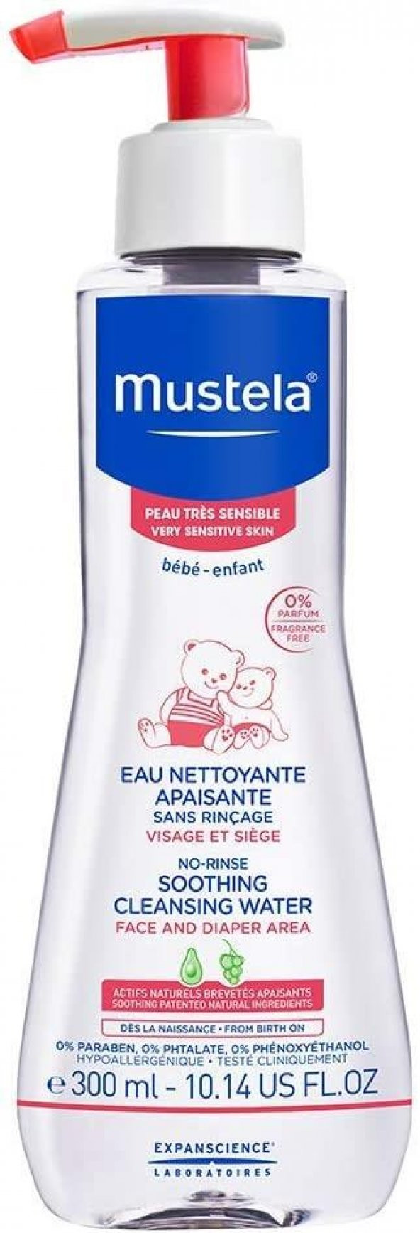 Mustela Soothing Cleansing Water 300Ml