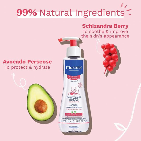 Mustela Soothing Cleansing Water 300Ml - 2