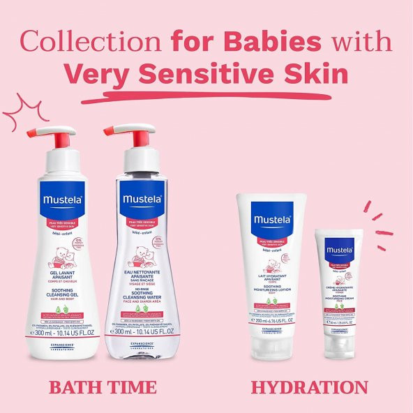 Mustela Soothing Cleansing Water 300Ml - 3