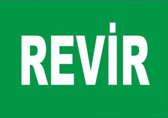 Uyarı Levhası Revir "1001"