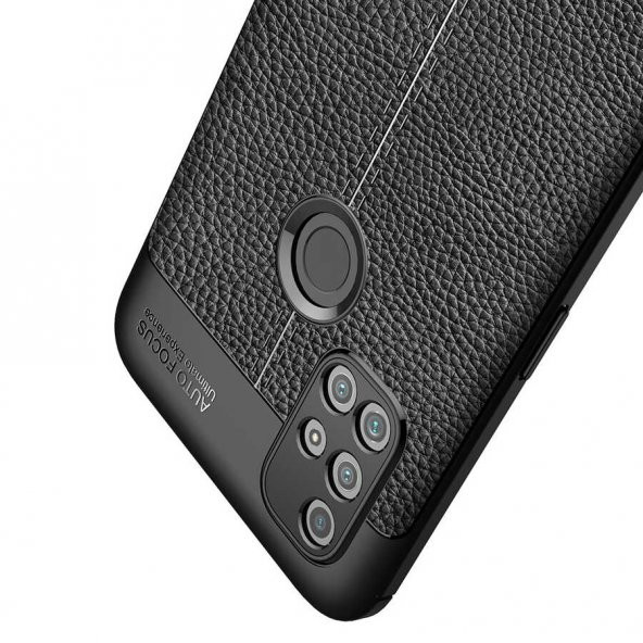 One Plus Nord N10 5G Kılıf Niss Antişok Korumalı Deri Silikon Kapak - 7