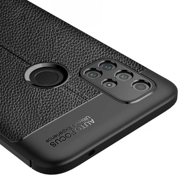 One Plus Nord N10 5G Kılıf Niss Antişok Korumalı Deri Silikon Kapak - 9