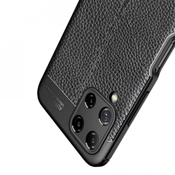 Samsung Galaxy A22 M22 M32 Kılıf Niss Antişok Korumalı Deri Silikon Kapak - 4