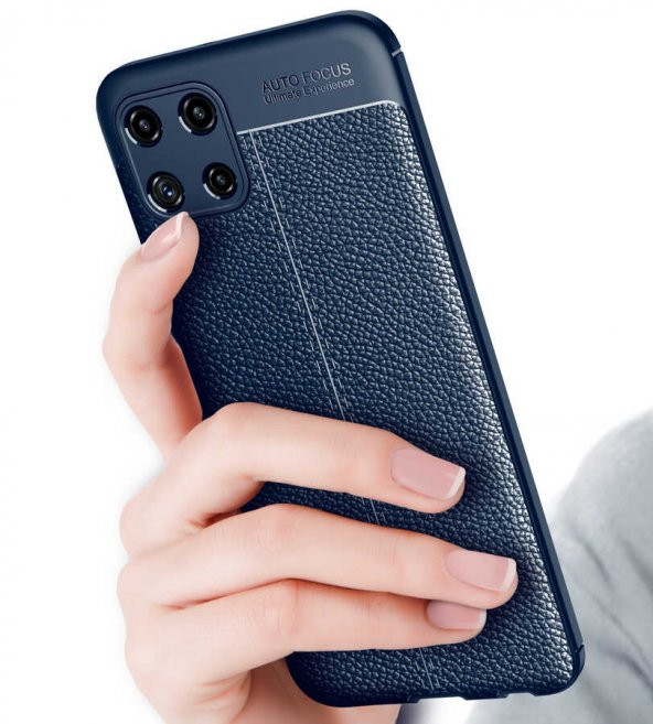 Samsung Galaxy A22 M22 M32 Kılıf Niss Antişok Korumalı Deri Silikon Kapak - 12