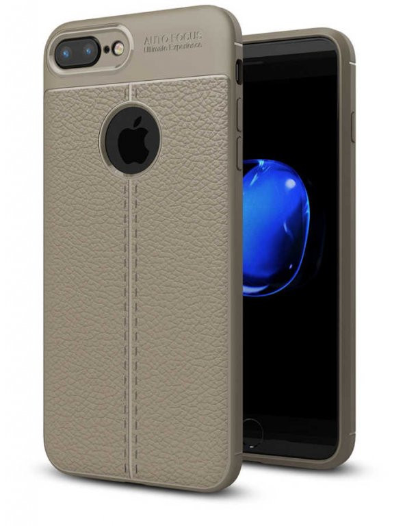 Apple iPhone 7 Plus Kılıf Niss Antişok Korumalı Deri Silikon Kapak - Resim 5