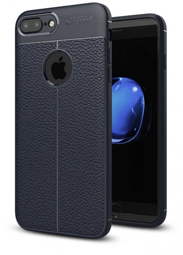 Apple iPhone 7 Plus Kılıf Niss Antişok Korumalı Deri Silikon Kapak - Resim 6