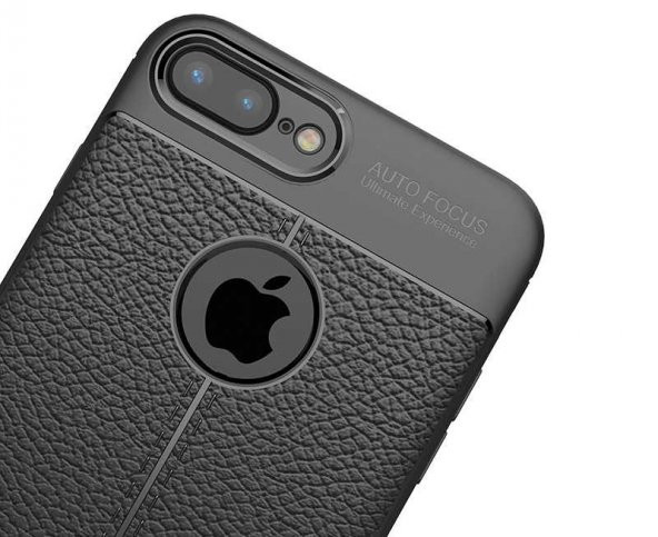 Apple iPhone 7 Plus Kılıf Niss Antişok Korumalı Deri Silikon Kapak - Resim 7
