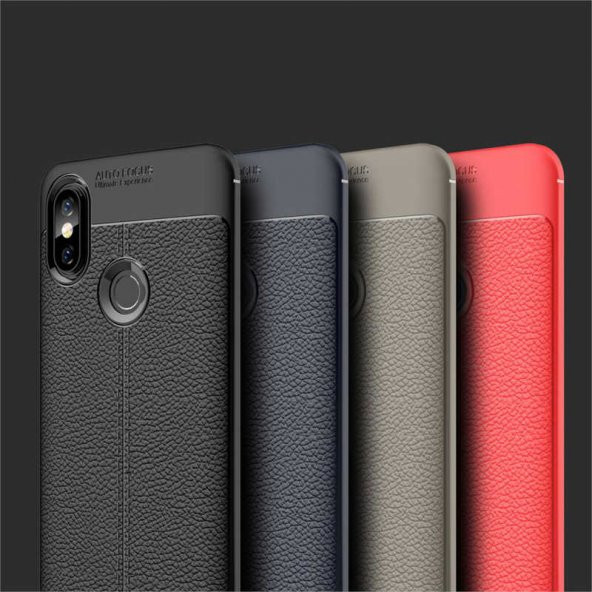 Xiaomi Mi 8 SE Kılıf Niss Antişok Korumalı Deri Silikon Kapak - 11