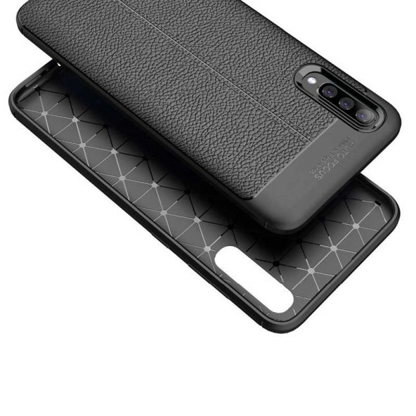 Samsung Galaxy M30 Kılıf Niss Antişok Korumalı Deri Silikon Kapak - 11