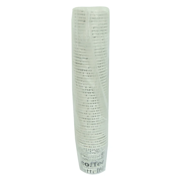 LokmanAVM Karton Bardak 4 Oz Kullan At Çay Kahve Sıcak Kağıt Otomat Bardağı 50 li 1 Paket - Resim 3