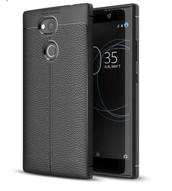 Sony Xperia XA2 Kılıf Niss Antişok Korumalı Deri Silikon Kapak - 2