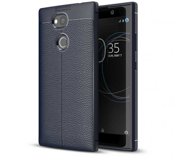 Sony Xperia XA2 Kılıf Niss Antişok Korumalı Deri Silikon Kapak - 6