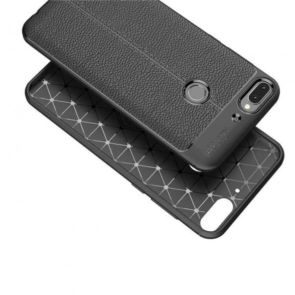 HTC Desire 12 Plus Kılıf Niss Antişok Korumalı Deri Silikon Kapak - 7