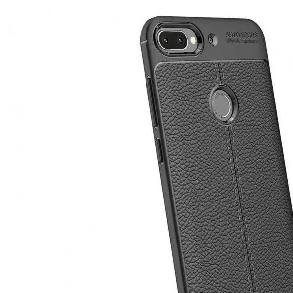 HTC Desire 12 Plus Kılıf Niss Antişok Korumalı Deri Silikon Kapak - 8