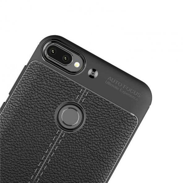 HTC Desire 12 Plus Kılıf Niss Antişok Korumalı Deri Silikon Kapak - 10