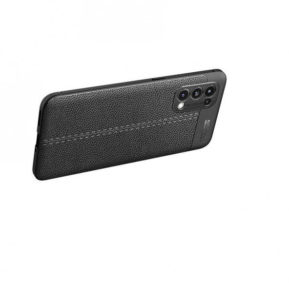 Oppo Reno 5 Pro 5G Kılıf Niss Antişok Korumalı Deri Silikon Kapak - 8