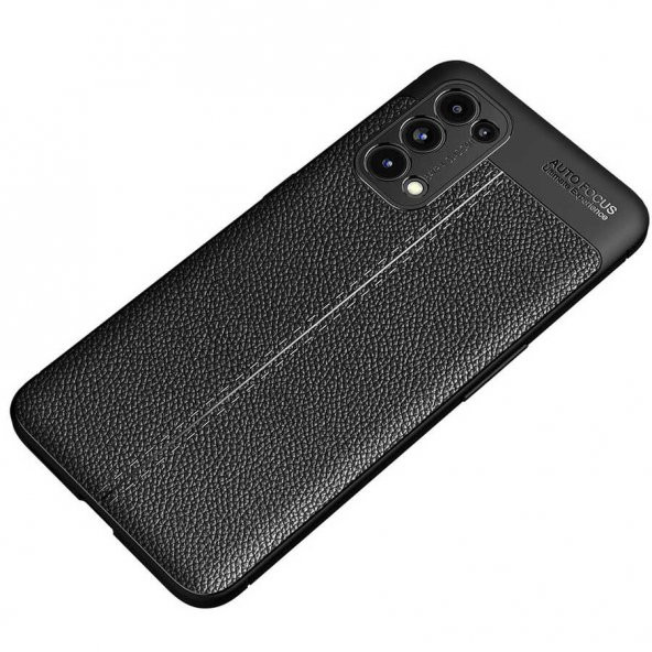 Oppo Reno 5 Pro 5G Kılıf Niss Antişok Korumalı Deri Silikon Kapak - 11