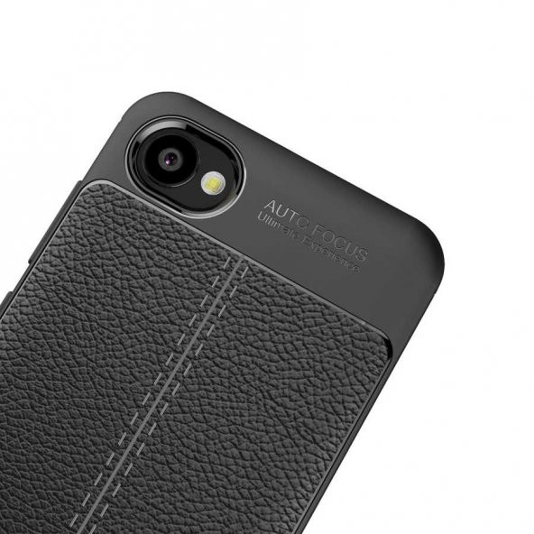 HTC Desire 12 Kılıf Niss Antişok Korumalı Deri Silikon Kapak - 10
